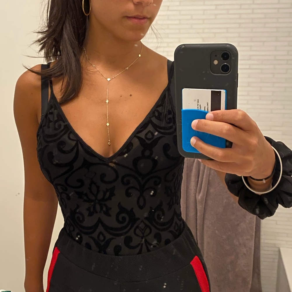 Silky Velvet Bodysuit